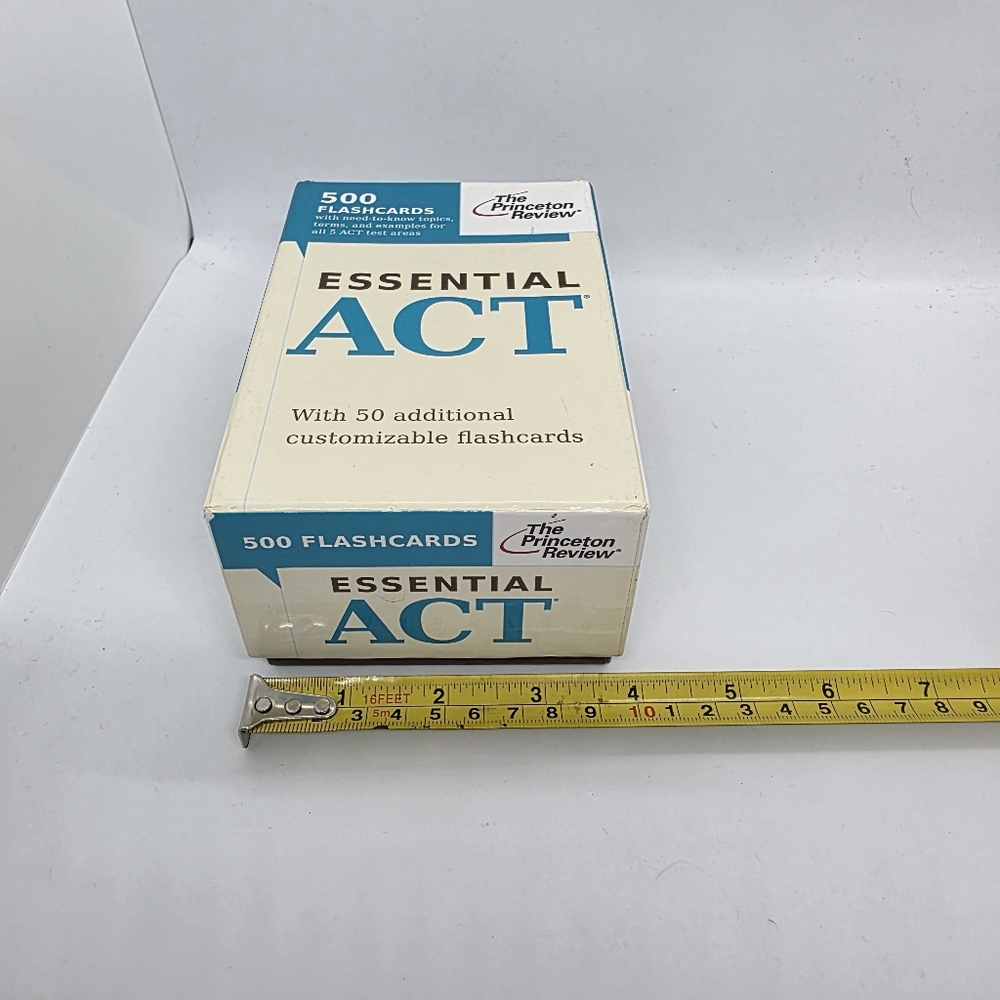Essential ACT Cards 500 Flashcards (Math, Reading, Science, Writing, English) - Picture 4 of 7
